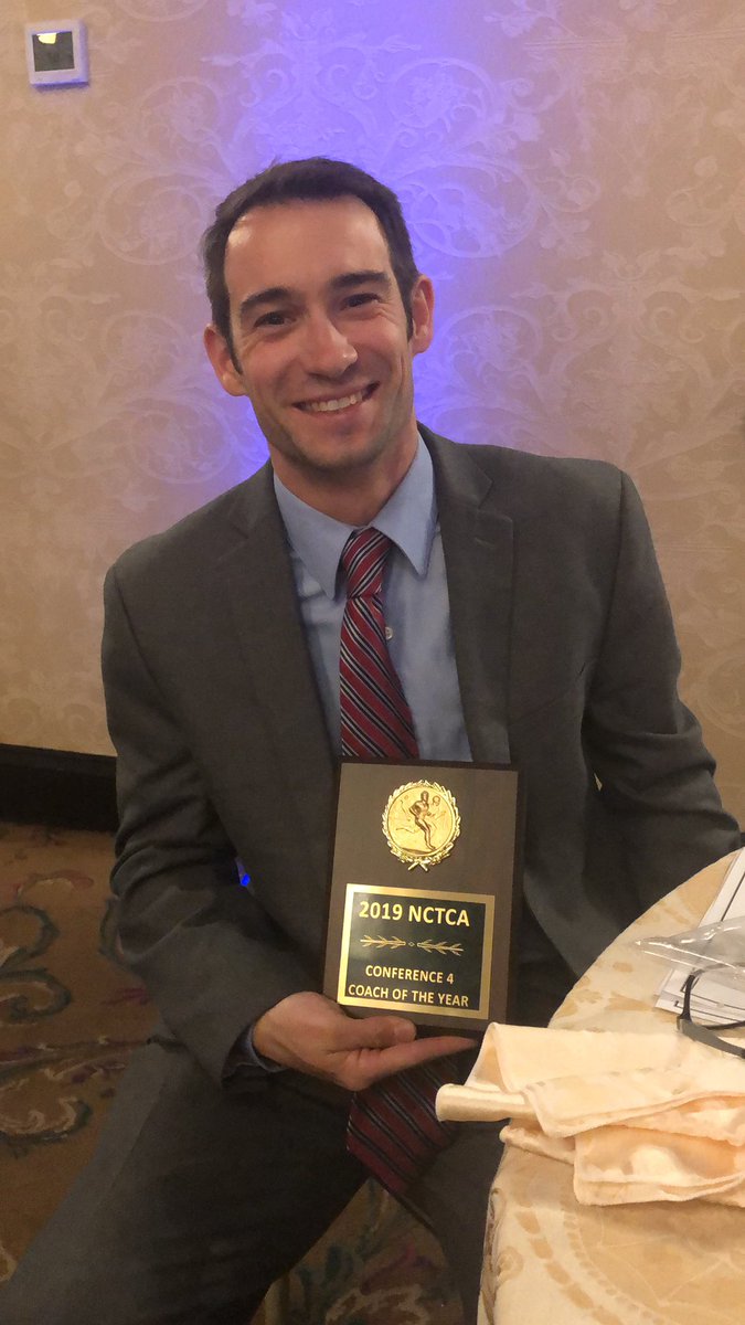 Congratulations to Coach DJ Paulson on winning the 2019 NCTCA Conference 4 Coach of the Year! We are so lucky to have such a great and dedicated coach! 
- The Wheatley XC Team 
#xc #bestcoach #djenzyme #splash