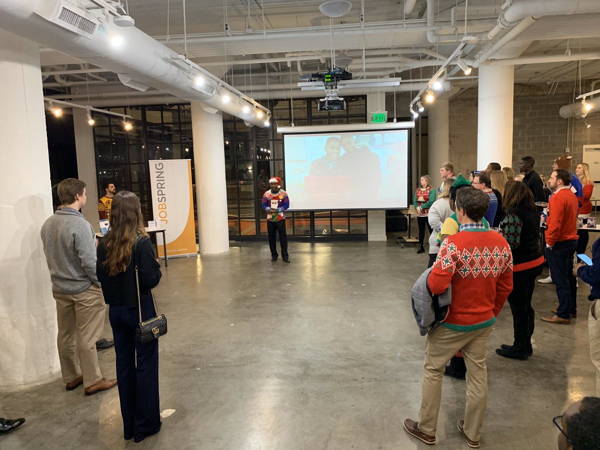 Aarons_Tech's tweet photo. We had such a fun night at the @PowerMyLearning and @Tech_in_Motion Wacky Tacky Sweater Soirée tonight at @_GAAtlanta. https://t.co/uZkEASM7r9