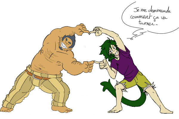 Johnny__Wire's tweet photo. Krom + Tynt = Krynt ... Trom ?
#drawing #oc #fusion #lubien #krom #tynt #halforc #monkey https://t.co/AG1HQPcSpZ