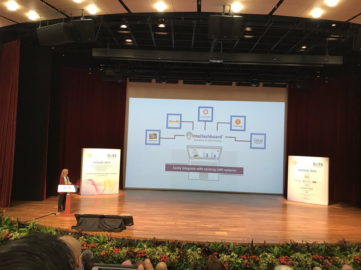 <a href="/Judy_Currey/">Judy Currey</a> - hope your ears were burning Judy. The keynote at <a href="/ascilite/">ASCILITE</a> is talking about #TBL with inteDashboard! #ascilite2019 <a href="/DULearnFutures/">Deakin Learning Futures</a>