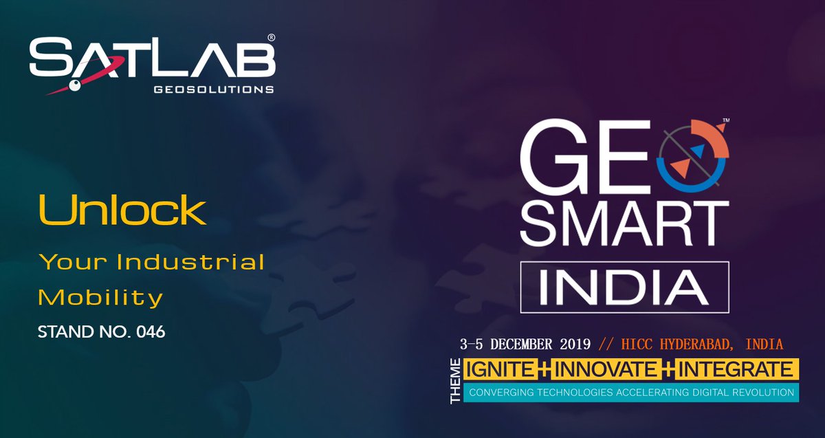 el_JJ_Cheung's tweet image. This year on #GeoSmartIndia @SatlabGlobal will showcase the full line of GNSS and Optical products including star products such as SL700, SL900 &amp;amp; SLT2. #satlab #geospatial #surveying #DriveTheChange