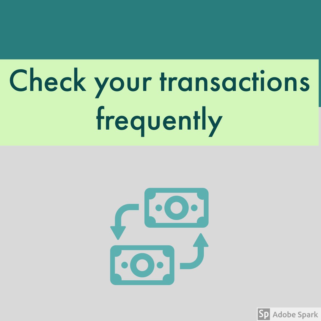 EdgewoodFBLA1's tweet photo. Be sure to check your finances frequently to make sure you catch any forms of stolen identity. https://t.co/tvUL6wm0V4