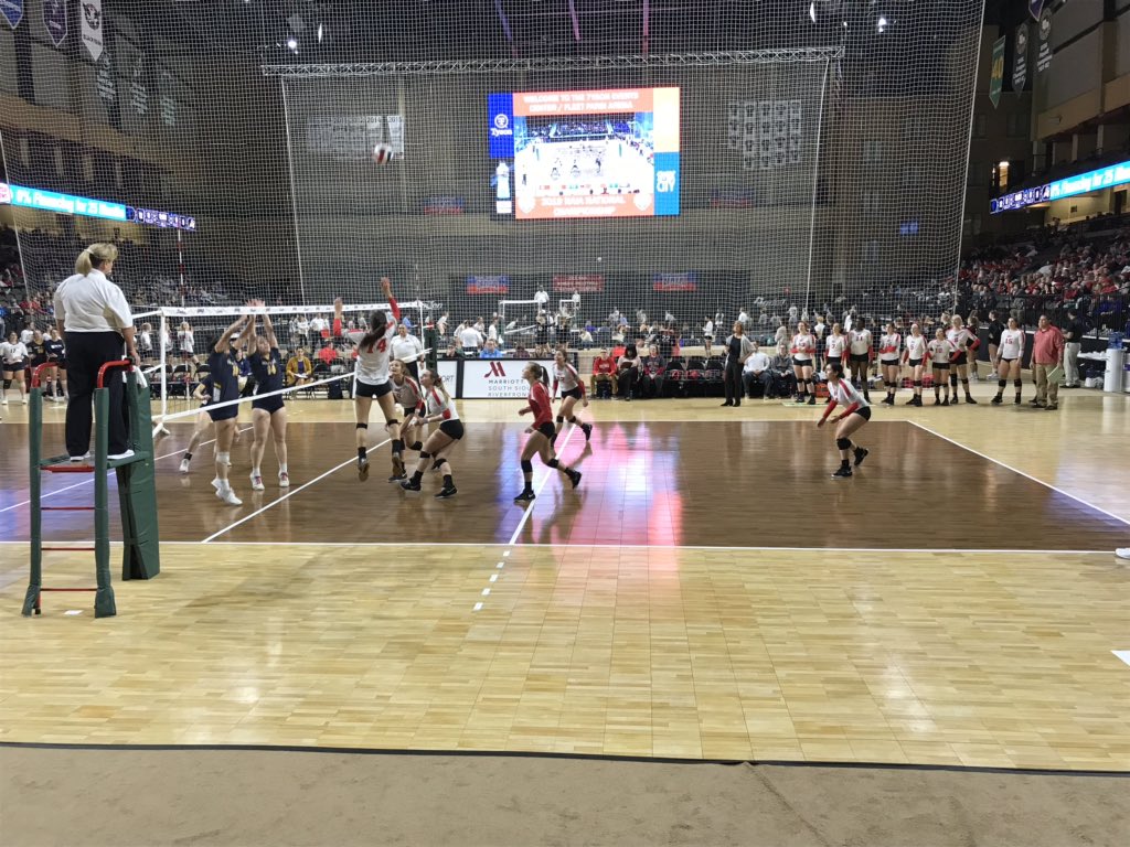 MarkDeMichael's tweet image. Set #1 goes to the Wildcats!! #IWUAthletics #MissionInAction #18teams1program