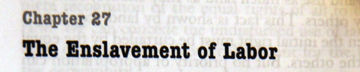 George proposed a land-value tax, and, while I will mention that here and there throughout this thread, that isn't really the point of the thread.The point is to talk about how "the enslavement of labor" through land monopolization is the justification for UBI, as Paine argued.