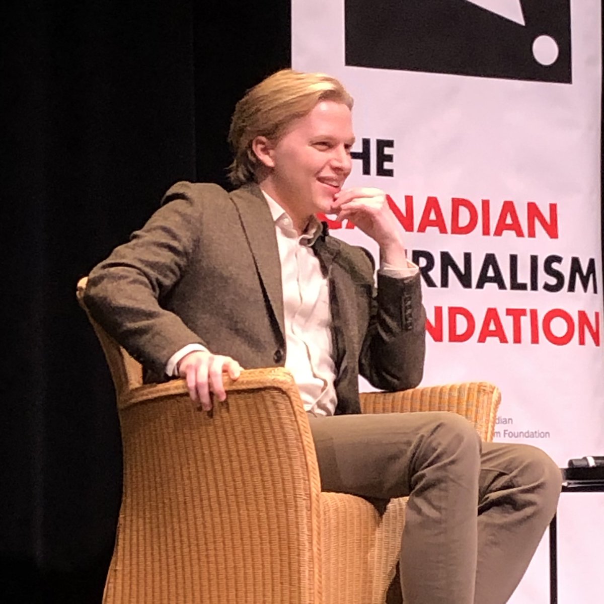Great evening with <a href="/RonanFarrow/">Ronan Farrow</a> and <a href="/robyndoolittle/">Robyn Doolittle</a> hosted by the Canadian Journalism Foundation <a href="/cjffjc/">CJF-FJC</a> Can’t wait to read Ronan’s book Catch and Kill #TruthMatters #MeToo #journalismmatters
