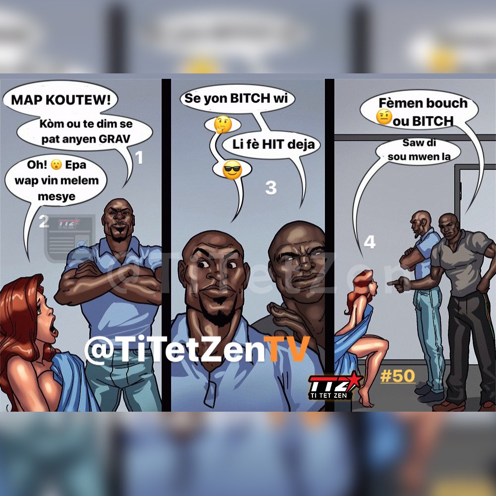 titetzentv's tweet photo. FÒS YON BLACK ( #Feuyton )
SEZON 2 EPIZÒD 5 (Part 3)
——-> 49-50💯🧦🔞
Zen an melanje pi rèd #ttztv #ttz #ttzfan
��🏽‍♂️ #Retweet
Epizòd 5 lan fini laaa
100 retweet 🙌🏼🙏🏼 https://t.co/wmgFkvQaTx