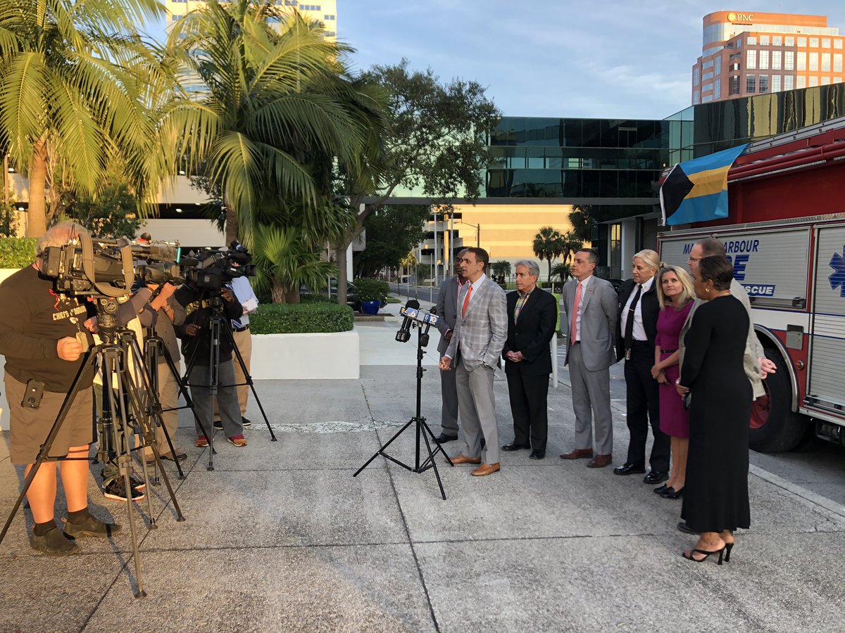 glassman4ftl's tweet photo. In the spirit of Giving Tuesday, our City donated a Fire Rescue truck to Marsh Harbor, Bahamas. Proud of our partnership with our Bahamian neighbors! https://t.co/KLnkgOF9Ue