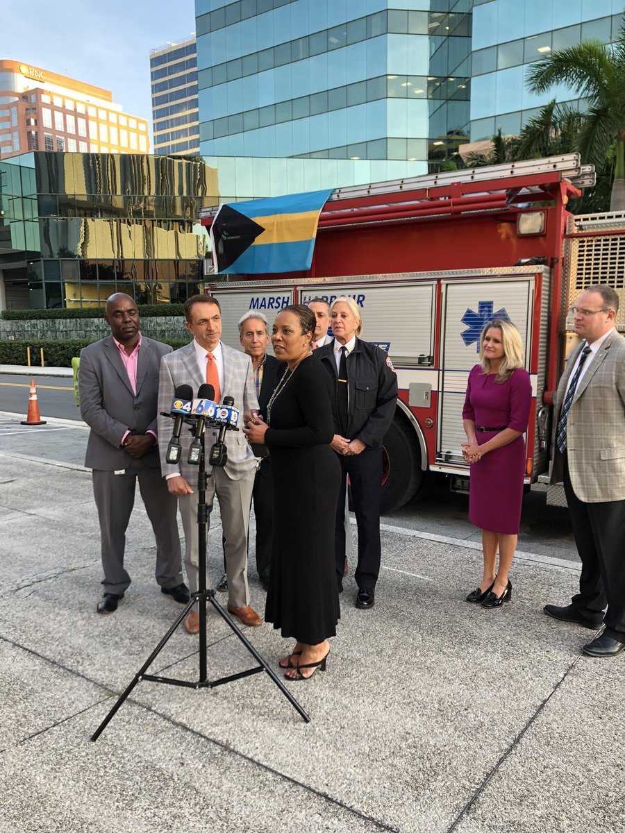 glassman4ftl's tweet photo. In the spirit of Giving Tuesday, our City donated a Fire Rescue truck to Marsh Harbor, Bahamas. Proud of our partnership with our Bahamian neighbors! https://t.co/KLnkgOF9Ue