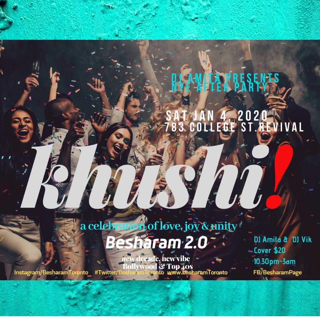 BesharamToronto's tweet photo. Besharam 2.O is back https://t.co/7MHN49yn0S