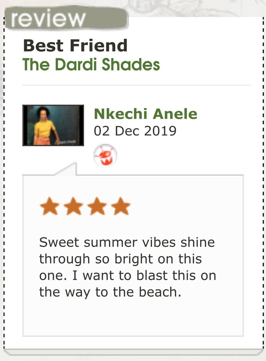 Big 🧡 <a href="/NkechiAnele/">Nkechi Anele</a> thank you for the ⭐️⭐️⭐️⭐️! | <a href="/triplejunearthd/">triple j Unearthed</a> <a href="/triplej/">triple j</a>