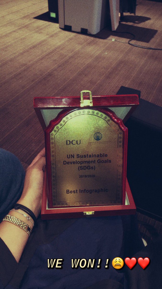 gghhaaddaa_97's tweet photo. We won for best info graphic!😍 Always get your self a team that can get the best out of you❤️ @AlhmdanSunShine @NadaAlsaeed__ @sdgs4ksa #Sdgs4ksa #solvable #CharteredWW #FinBiz2030 #DeloitteKSA https://t.co/NeLVbYSZ0L