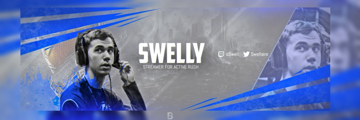 Bandee's tweet image. Congrats to my homie @Swellaire for joining @ActiveRush for a present from me to you A custom Header hope you like it 💙🥰🔥