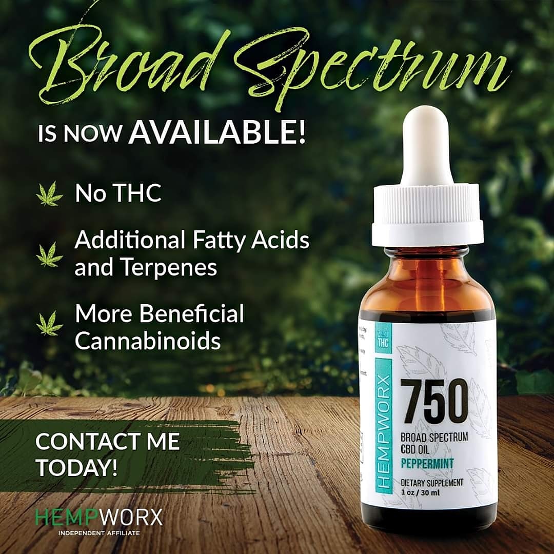 🎉Introducing: New THC-Free Broad Spectrum CBD Tinctures!
Broad Spectrum has all the beneficial cannabinoids and terpenes from the whole hemp plant 🌿and contains No THC 🚫!
It’s extracted with the quality CO2 process for the behighestst THC-Free CBD on the market.
➡️ Co
