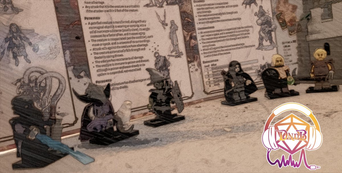 DungeonsndB's tweet photo. It's been quiet here. Life had been busy and our DM was getting an upgrade to his equipment so we could stream again. This weekend is #PAXUnplugged
The group will be getting together again IRL and looking to play Sunday evening once the con is over! 💜 https://t.co/tdy4sHQWPx