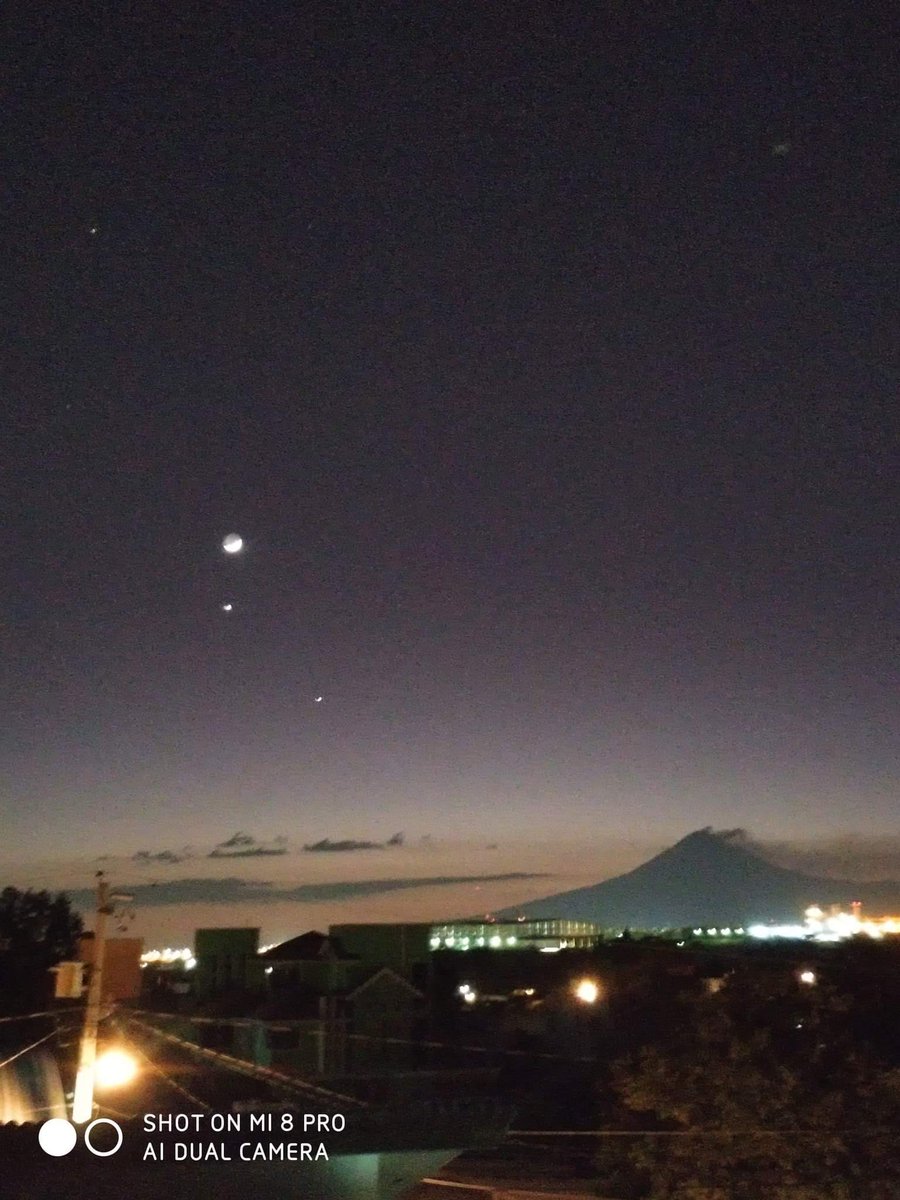 La Luna y Jupiter