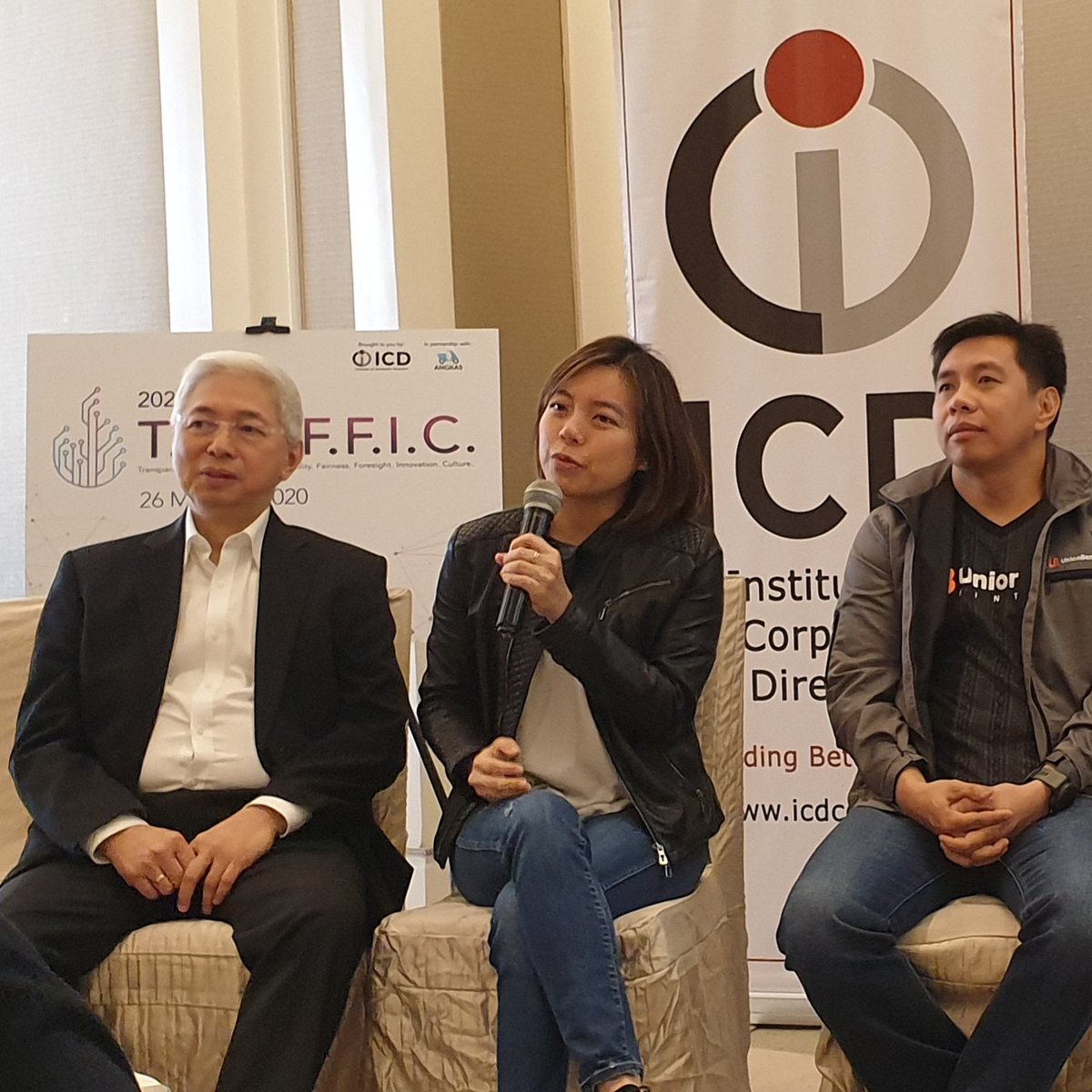 TeknoGadyet's tweet photo. Angkas CEO Angeline Tham discussing how they championed the use of technology to make commuting easier for Filipinos here at 2020 Corporate Governance Conference (CGCON)
#Angaks #AngkasTaraNa #CGCON #CGCON2020
@angkas https://t.co/nFoeMLFGbR