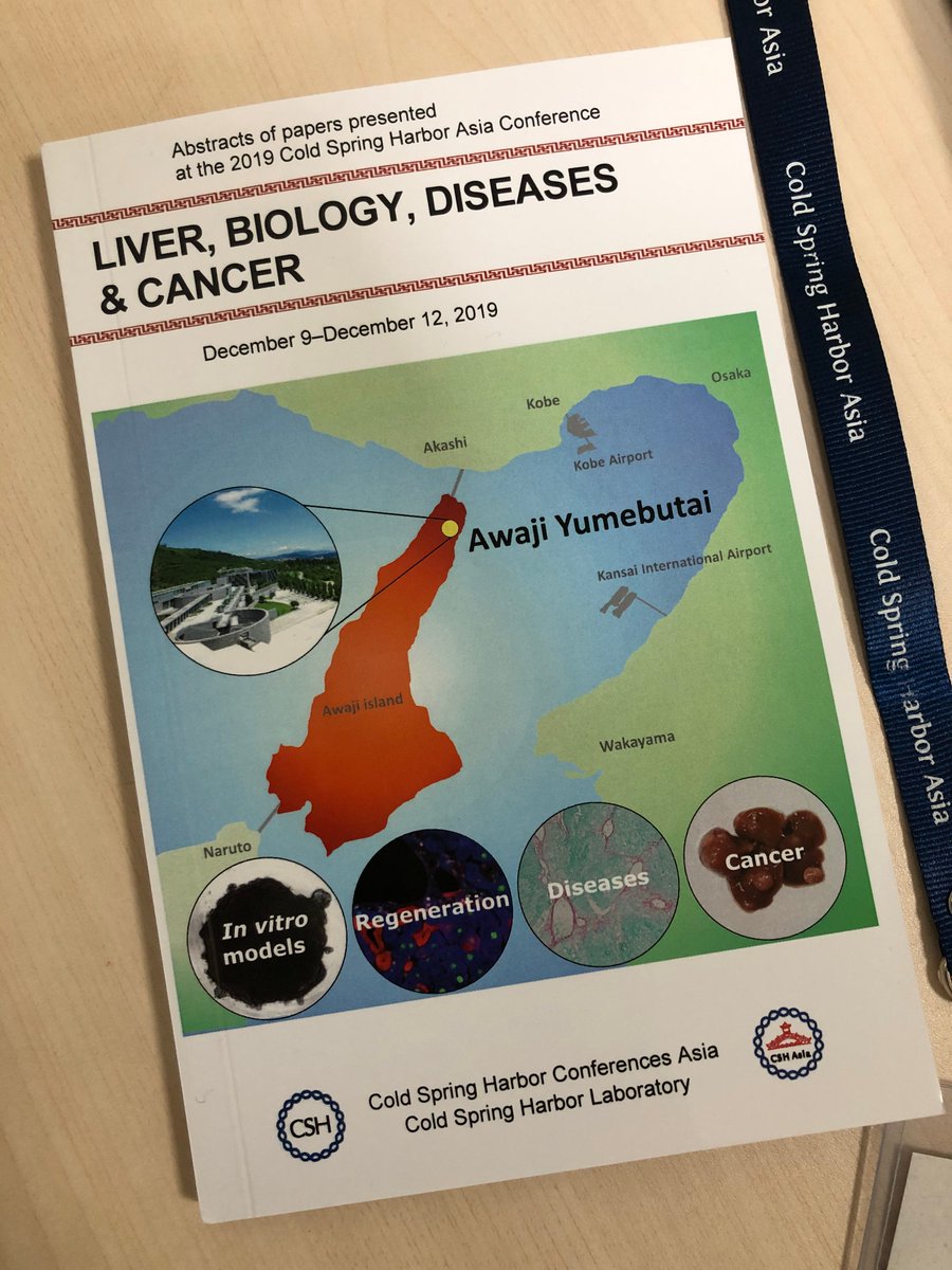 Abstract book, check! We are ready for the #CSHAsia meeting on #LiverBiology #LiverDisease #LiverCancer which will be held next week in #Awaji. #Japan, here we come!

#ColdSpringHarborAsia #CSHAmeetings2019  #RegenerativeMedicine #OrganRegeneration #Conference #ScienceinJapan