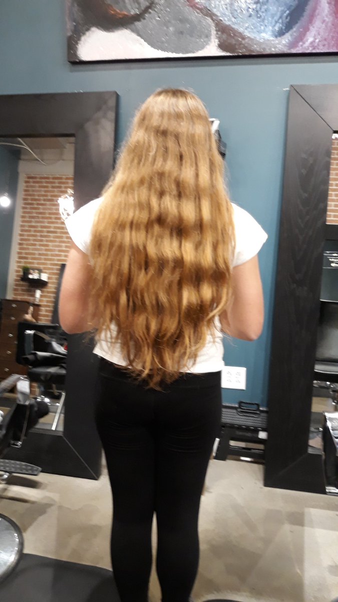admorgan5's tweet photo. For the 3rd time Brigit is donating her hair.  This time she is donating 5 ponytails  ranging from 10"-14"  to Children With Hair Loss,  in honor of Stephen Chase &amp; her Aunt Nancy.
Thank you Kara at B. Anthony Salon, Chardon, OH for the awesome new look!! https://t.co/zKuy7ANGHw