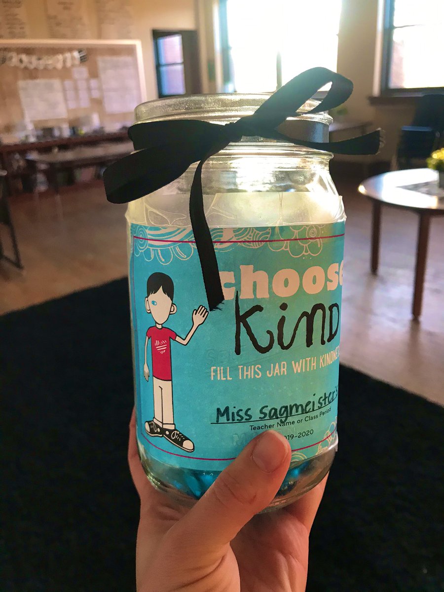 smsagmeister's tweet photo. This month our school’s PBIS theme is kindness, so our classroom is working to become a Certified Kind Classroom! It’s so awesome to hear my Ss share out the thoughtful things others had done for them in the classroom within one day! #choosekind #tosaproud https://t.co/lyTRZ07QVX