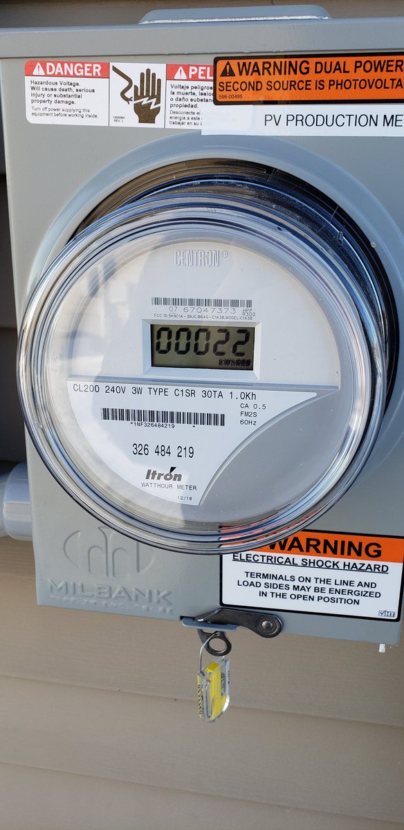 jungleboyj's tweet image. My #solarpower system went online today! Produced 23.72kWh on an average winter day. Pushed 12 of that back to the grid. Can&apos;t wait to see what I can do as thre days get longer and thre system works at more than half strength. @rpuoutages #rochmn #SolarConnection