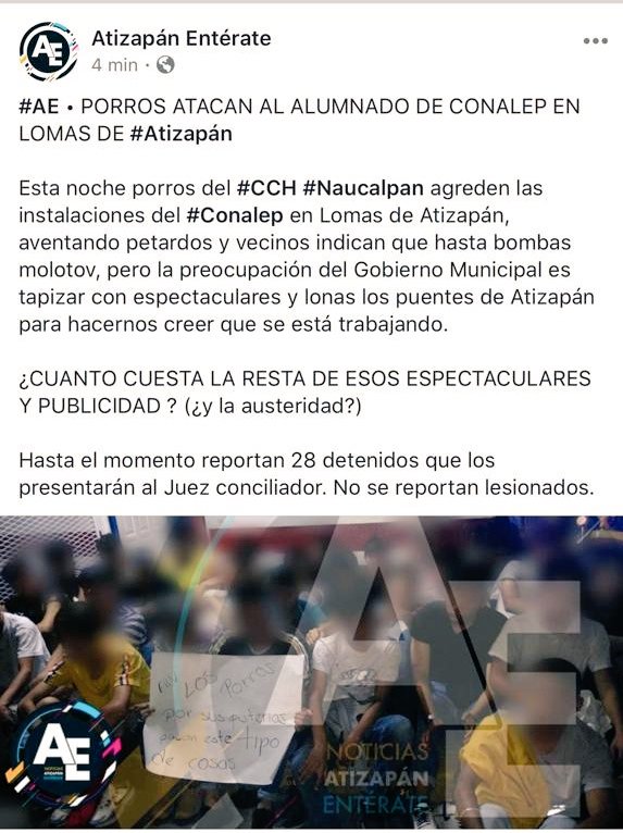 ContriMonica's tweet photo. Esto fue lo que encontré, la explicación de las detonaciones que se escucharon. https://t.co/4mOjYfA5lW