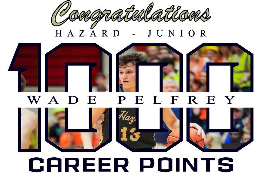HazardBoysBball's tweet photo. Hazard Junior Guard Wade Pelfrey @pelfrey13 scored his 1000th career point tonight against Martin County. Wade is the first Bulldog since Josh Whitaker @joshwhitaker13 (‘10) to score 1000 points! https://t.co/02IEvRJy3G