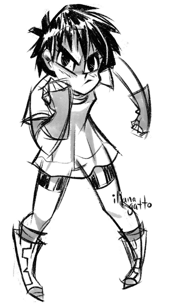 ilianaGatto's tweet photo. mañana dibujaremos a #Videl en stream para el olvidado #ABCreative ya que fue la ganadora de la letra V. Me encantó como quedó la pose!
#sketch #cartoon #dragonballz #girlpower https://t.co/sIwwBgn2p8