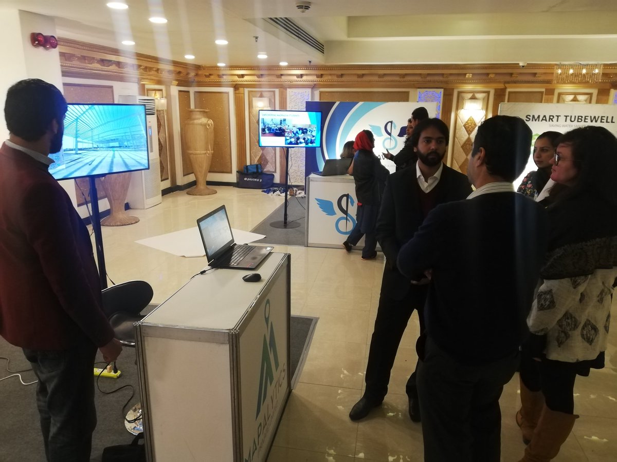 fasiehmehta's tweet photo. Mapalytics, one of @NIC_Pakistan's startups, amongst  other startups from across the country also exhibiting here at the launch of UNDP Acc lab #acceleratorlabs
We can't do dev work in the traditional manner we've doing in the past..Acc lab will help us help Govt, says
@i_artaza https://t.co/IBvIkjwota