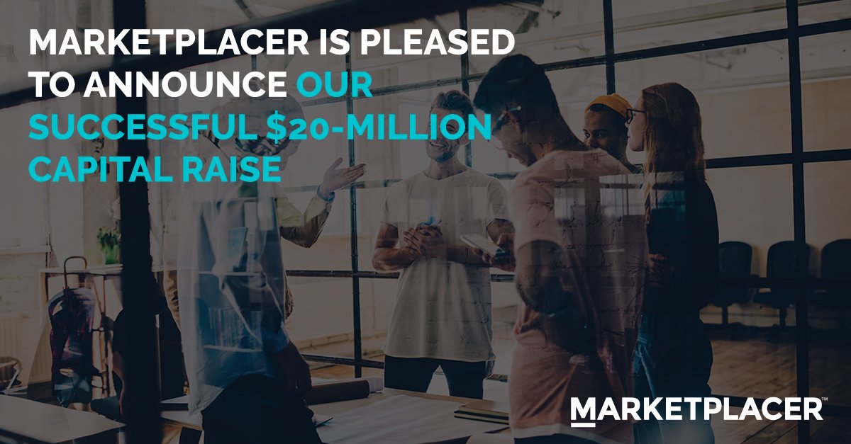 Excited to share with you the news of our successful $20-million capital raise which will accelerate @Marketplacer_'s domestic and global journey. Details here: https://t.co/kYmlZx1GB5
#marketplacer #capitalraise #marketplace https://t.co/kK8TwKgNZk