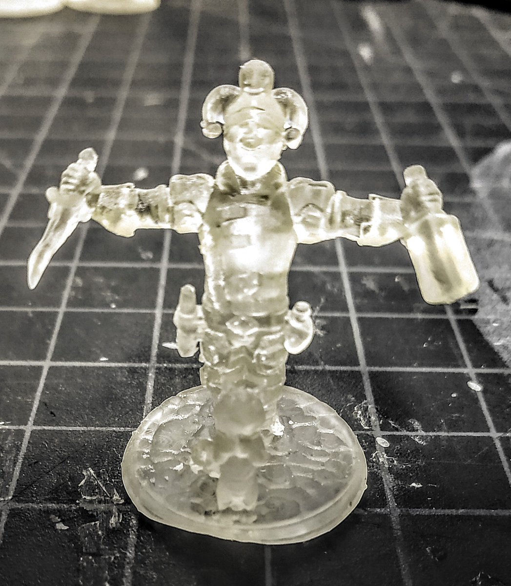 3d print of The Jester and Sir Fluffalot