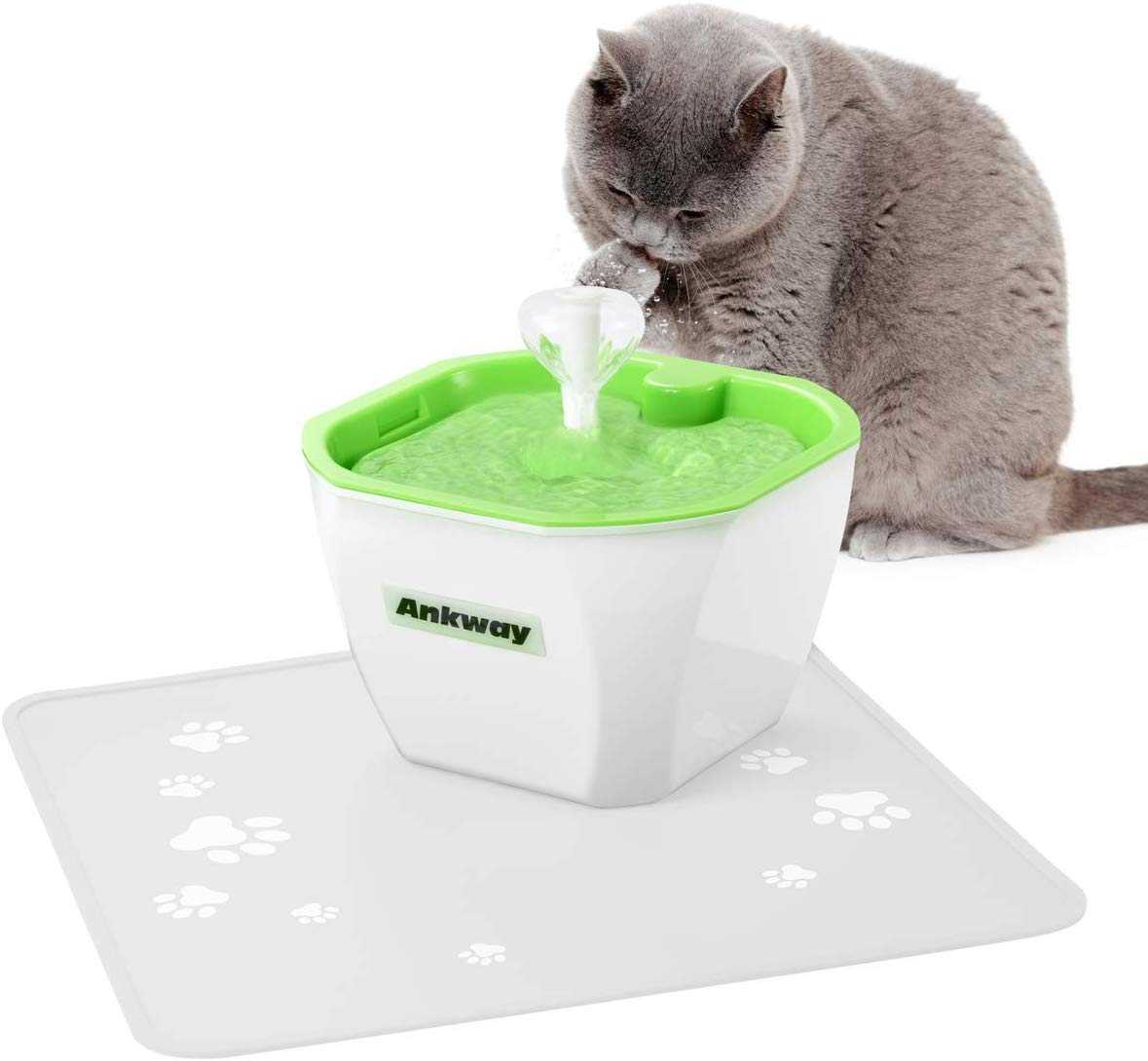 Pet Water Fountain, Replacement Filter and Silicone Mat