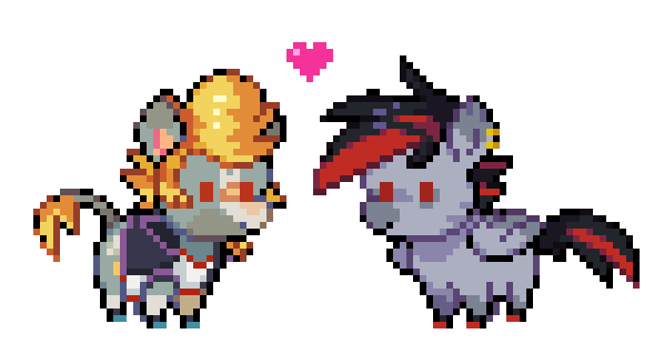 stagbeeble's tweet photo. they're boyfriends #spriteart #pixelart #spriting #LGBTQ #MLP #MLPFiM #mylittlepony #ponysona #ponyOC #bullybones #wirebound https://t.co/f5X2RtAC38