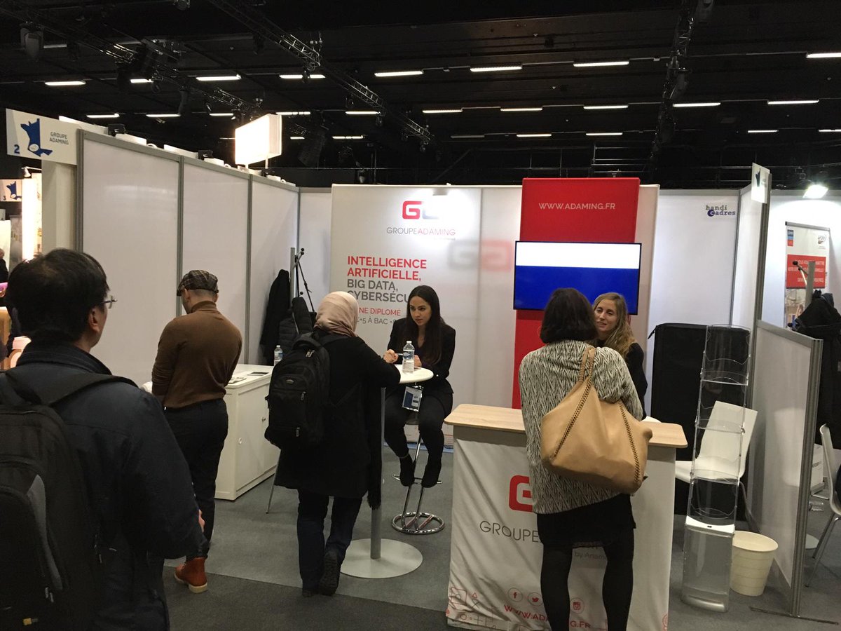 Nous avons été heureux de vous accueillir aussi nombreux et de constater l’engouement grandissant pour le numérique.
Nous espérons vous avoir renseignés au mieux et nous vous disons à très bientôt ! #osezlenumerique #bigdata #salonapec #Recrutement  #Emploi  #numerique #Paris