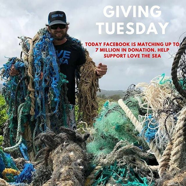 Facebook will match up to a total of $100,000 per nonprofit organization for GIVING TUESDAY.

Help support Love the Sea in 2020!

@lovetheseaplasticfree <a href="/facebook/">Facebook</a> <a href="/ocean_aid/">Ocean Aid</a> #lovethesea ift.tt/2YdsCJM