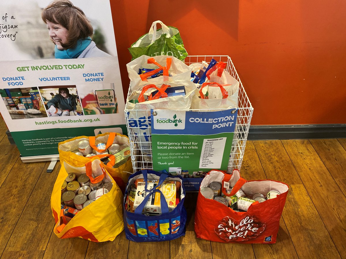 SpecIFA's tweet image. Aaaaaaaaand it’s done. Never has something so heavy felt so weightless 😊
Thank you to @SazKill  and Lauren for making the drop at the Hastings Food Bank @Foodbank1066