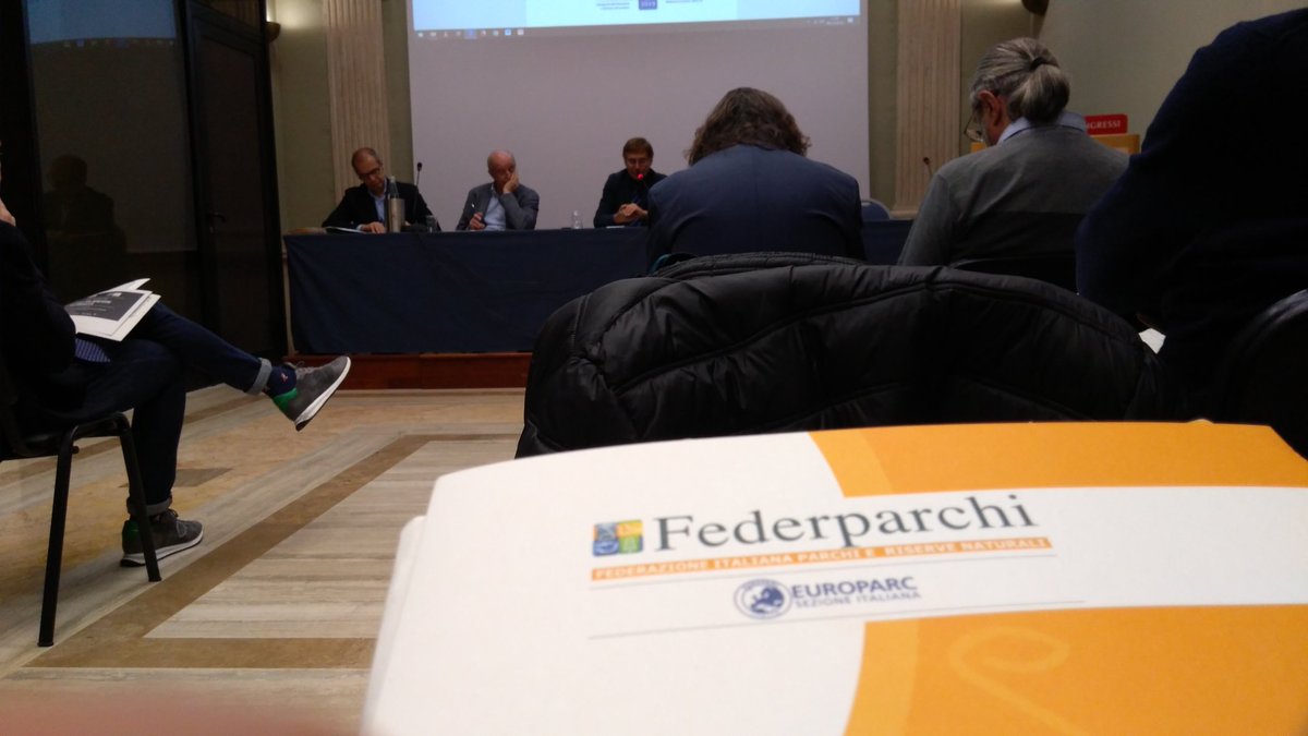 Sto partecipando alla riunione di consiglio nazionale di <a href="/Federparchi/">Federparchi</a>  a Roma, tanti argomenti all'ordine del giorno, anche per quanto riguarda la #Liguria