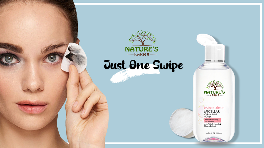 nature_karma's tweet photo. Our Micellar water cleanse away even the toughest waterproof makeup, melts cleanly off skin with zero irritation. .
.
.
#DiscoverNaturesKarma #MicellarWater #cleanse #skinacre #skincareregime #dailyregime #cleansingregime #natureskarma #naturalbeautyproducts #noharm #nopesticides https://t.co/UbSJFXCkw9