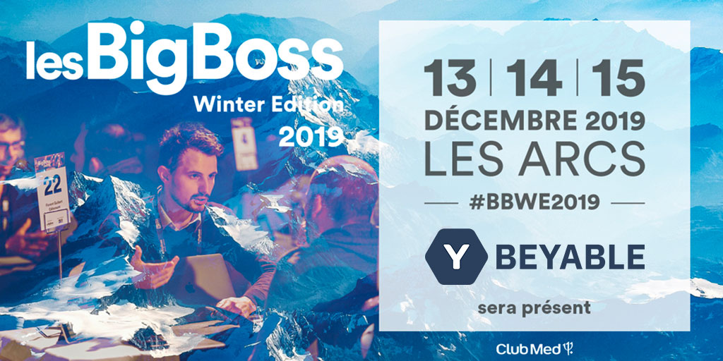 BEYABLE's tweet image. Cette année, BEYABLE est sponsor de la Winter Edition 2019 ❄️. Quoi de mieux que les speed dating concoctés par lesBigBoss pour parler notre solution de personnalisation on site spécialement conçue pour tous les métiers du #retail ? On espère vous y croiser ! #ecommerce #Digital