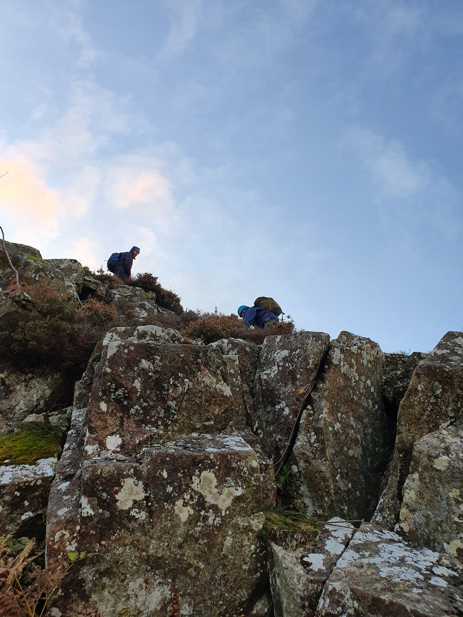 HalifaxICT's tweet photo. Scrambling to the summit @HalifaxAcademy_ https://t.co/41bVpBbDz9