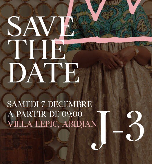 Rejoignez-nous le 7 décembre à partir de 9h à #LepicVilla pour shopper #designer #fashion #mode #civ225 #Capsule #VentePrivée #Abidjan #NadreyLaurent #Funkeadepoju #ElieKuame #SisterOfAfrica #OpheliaCrossland #SCBD #Nackissa #VelmasAccessories #Pelebe #Afrida #watchthisspace