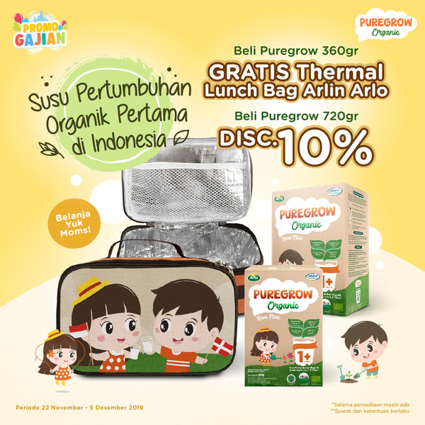 Yuk dapatkan FREE Thermal Lunch Bag Arlin Arlo untuk Setiap pembelian 1pcs Puregrow Organic 1+ Plain Girl/Boy ukuran 360gr.
⁣⁣⁣⁣⁣⁣⁣⁣⁣⁣⁣⁣⁣⁣⁣⁣⁣⁣⁣⁣⁣⁣⁣⁣⁣⁣⁣⁣⁣⁣⁣⁣⁣⁣
ShopNow>> tororo.com/promo/pure-gro…