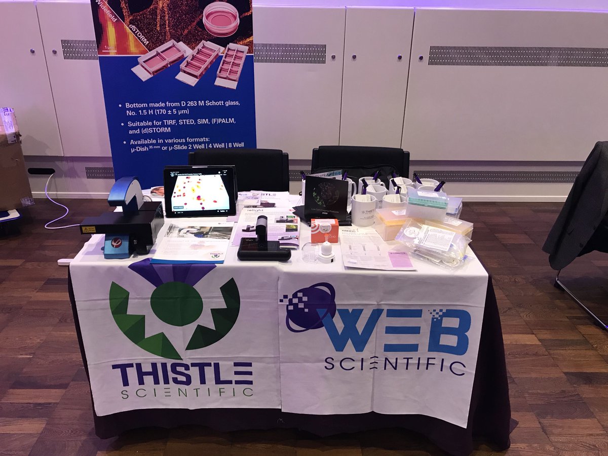 Come and see Jasmin Today at the Northern Vascular Biology Forum #NVBF2019 where she will be showcasing our latest products for live cell imaging.