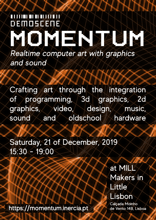 psenough's tweet photo. A #scenept vai à @lxmill fazer demos ou o camandro no dia 21 de dezembro. Quem estiver interessado em fazer parte da #demoscene activa na area de lisboa que apareça! @xernobyl @nczeroshift https://t.co/TZffgYBOTf