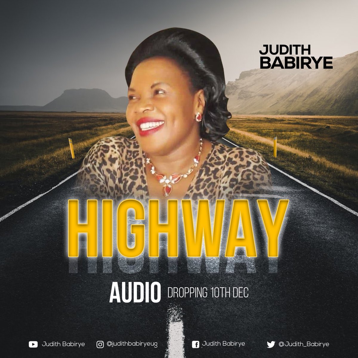 Highway 🎶 coming out  Tuesday 10th December 🎶 🙌🏾 youtube.com/JudithBabiryeTv
