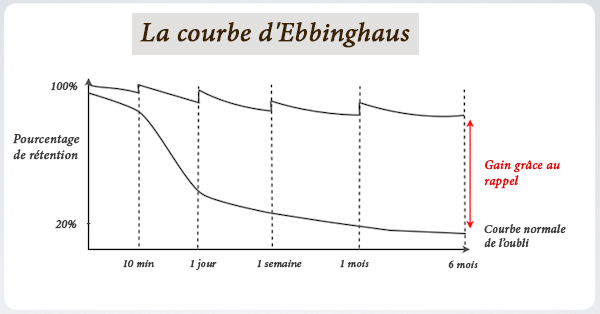 CPC_HG13's tweet photo. L’acquisition en mémoire est un processus lent, elle n’est jamais accomplie en une seule fois.
Plusieurs reprises sont nécessaires pour assurer une mémorisation durable.
La courbe de l'oubli, pour ne pas oublier ;) https://t.co/NV3Qs52jGJ