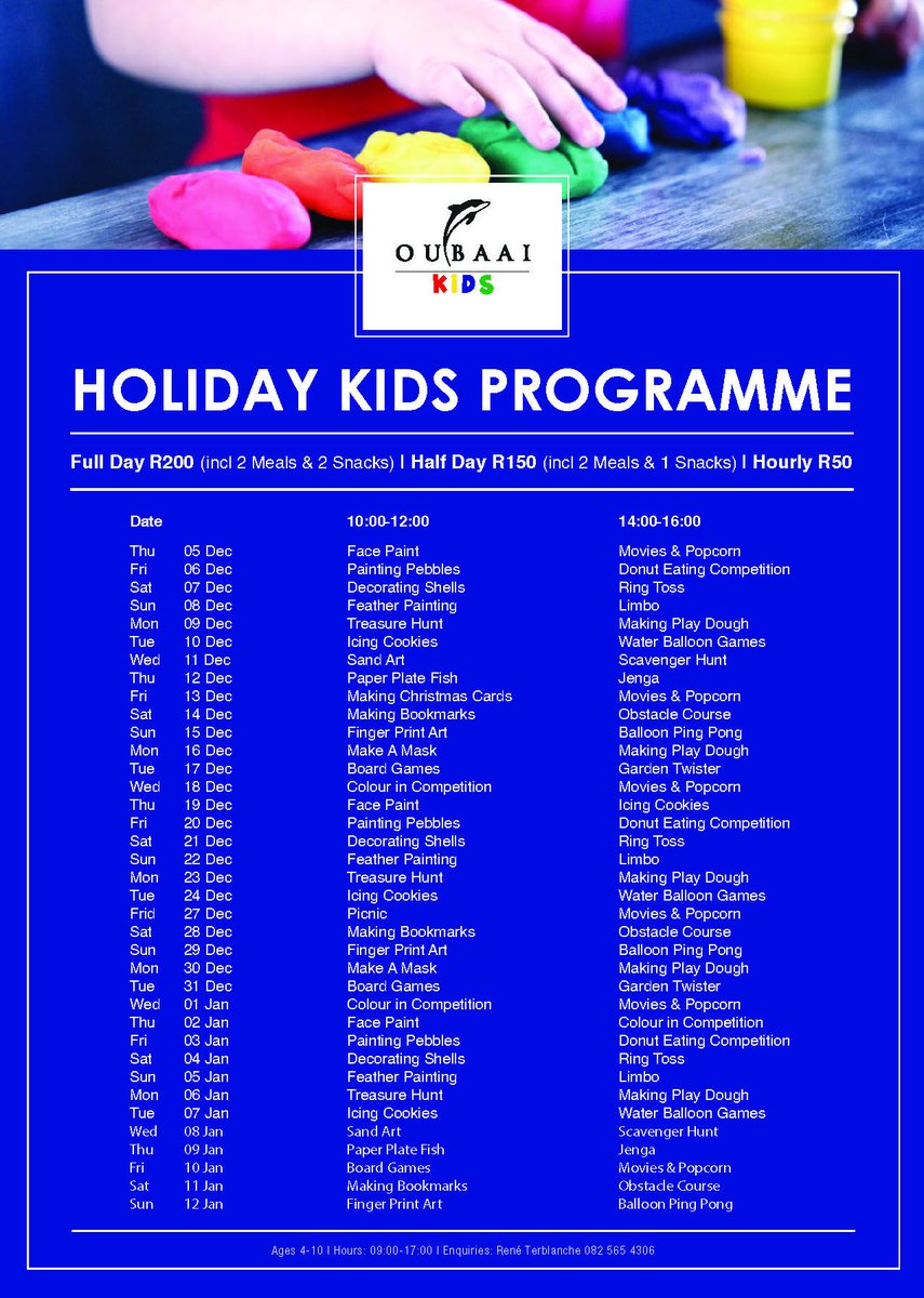 Book the kiddies into our Kids Club and enjoy a little down time for yourself.  Kids are entertained in a secure environment and bookings can be made in advance. Call 044 851 1234 for more info.

#Oubaai #KidsClub #Family #Fun #Kiddies #Children #Play #Area #GardenRoute