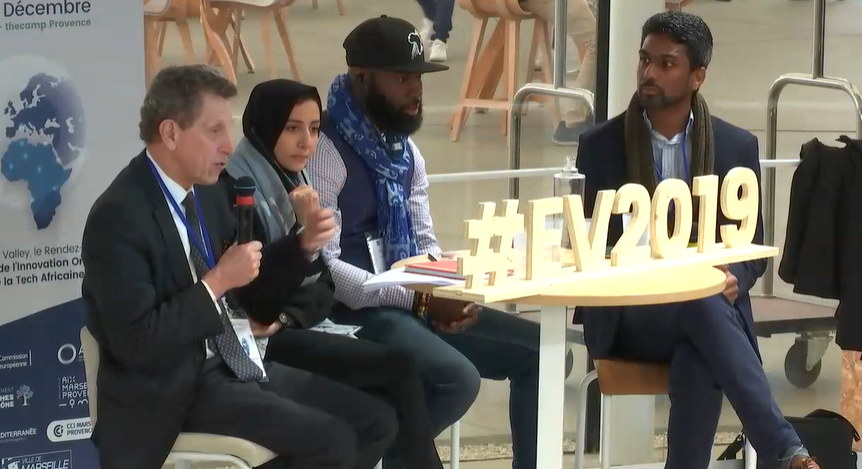 emergingvalley's tweet photo. Pierre Buhler de l' @IFParis parle de l'évolution du #Safirlab et de l'#Ayadalab qui accompagnent les jeunes talents africains et des pays émergents et qui a permis l'émergence de vrais #successstories !
#EV2019 #formation #leadership #accompagnement https://t.co/fxaxhIka81