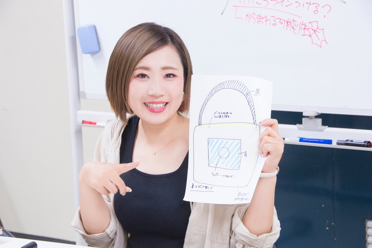 日刊月チャン 創刊51年目 原優子の編集体験第63弾 カバン3 鳳仙の校章のワッペンは絶対必要です と猛アピールする原編集 編集長いいですよね 小声 By担当 そして材料の買い出しへ 日刊月チャン M Champion 原優子