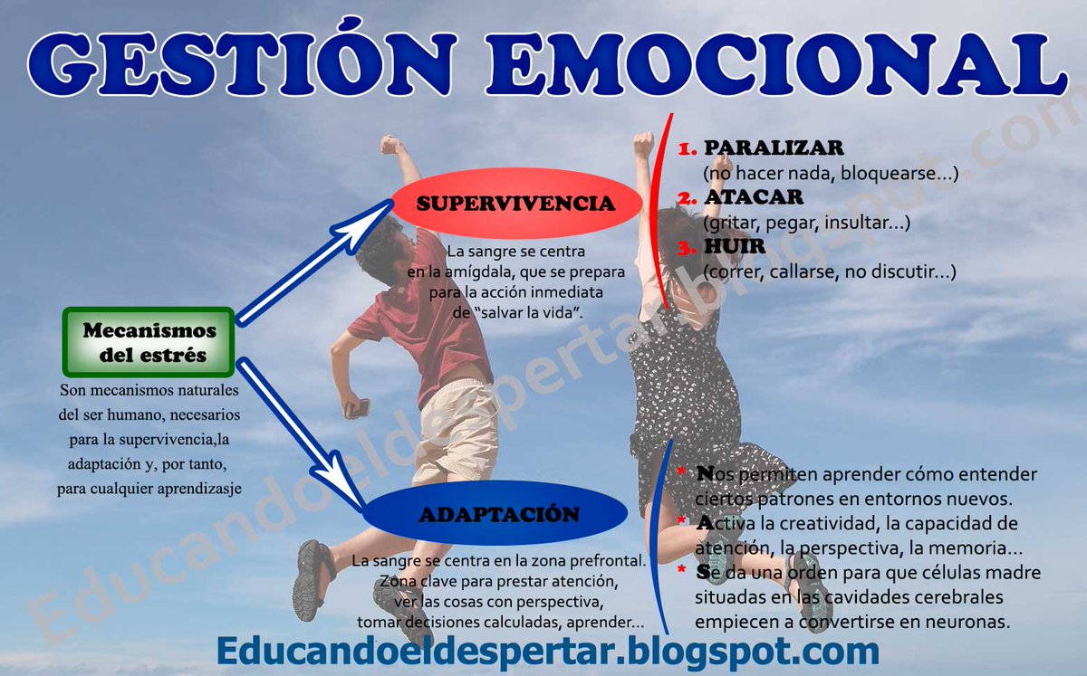 Necesitamos trabajar diariamente una Gestión emocional en la educación.  cutt.ly/ne3ID9E. Los docentes somos los primeros que tenemos que estar sanos y motivados, necesitamos el apoyo de las familias para poder ayudar de forma coherente y positiva. Dejemos de competir.