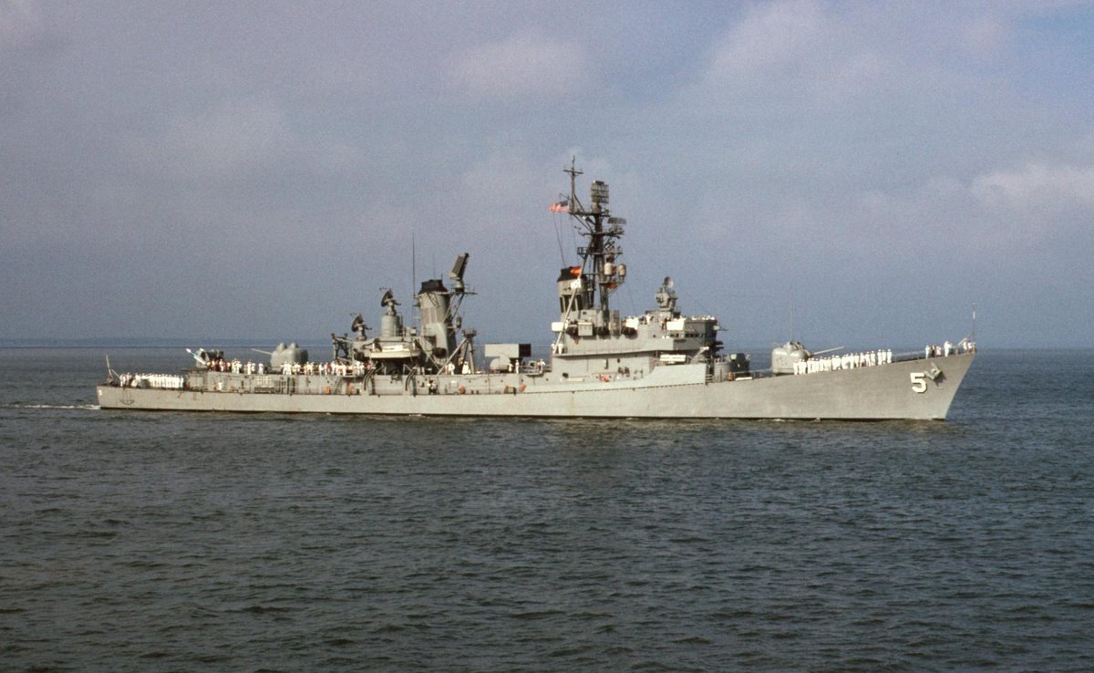 CavasShips's tweet image. Noble #NATO one-off: From June 1964-Dec 1965 US #destroyer CLAUDE V #RICKETTS DDG5 operated with a mixed crew of US, German, Italian, Greek, Turkish, Dutch &amp;amp; British crewmembers as a test for a proposed Multilateral Force. The MLF was never formed nor was the scheme repeated